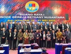 Sidang Raya Perdana Sinode Gereja Bethany Nusantara Tetapkan Arah Pelayanan