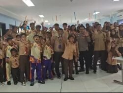 Bhabinkamtibmas Pulau Untung Jawa Sosialisasi Antibullying, Bahaya Narkoba, dan Kekerasan Seksual di SDN 01 Pagi