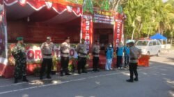 Jamin Keamanan Ibadah Minggu, Personel Pos Yan Menara Ops Lilin 2025 Gelar Patroli di Gereja-Gereja Wilayah Limboto.