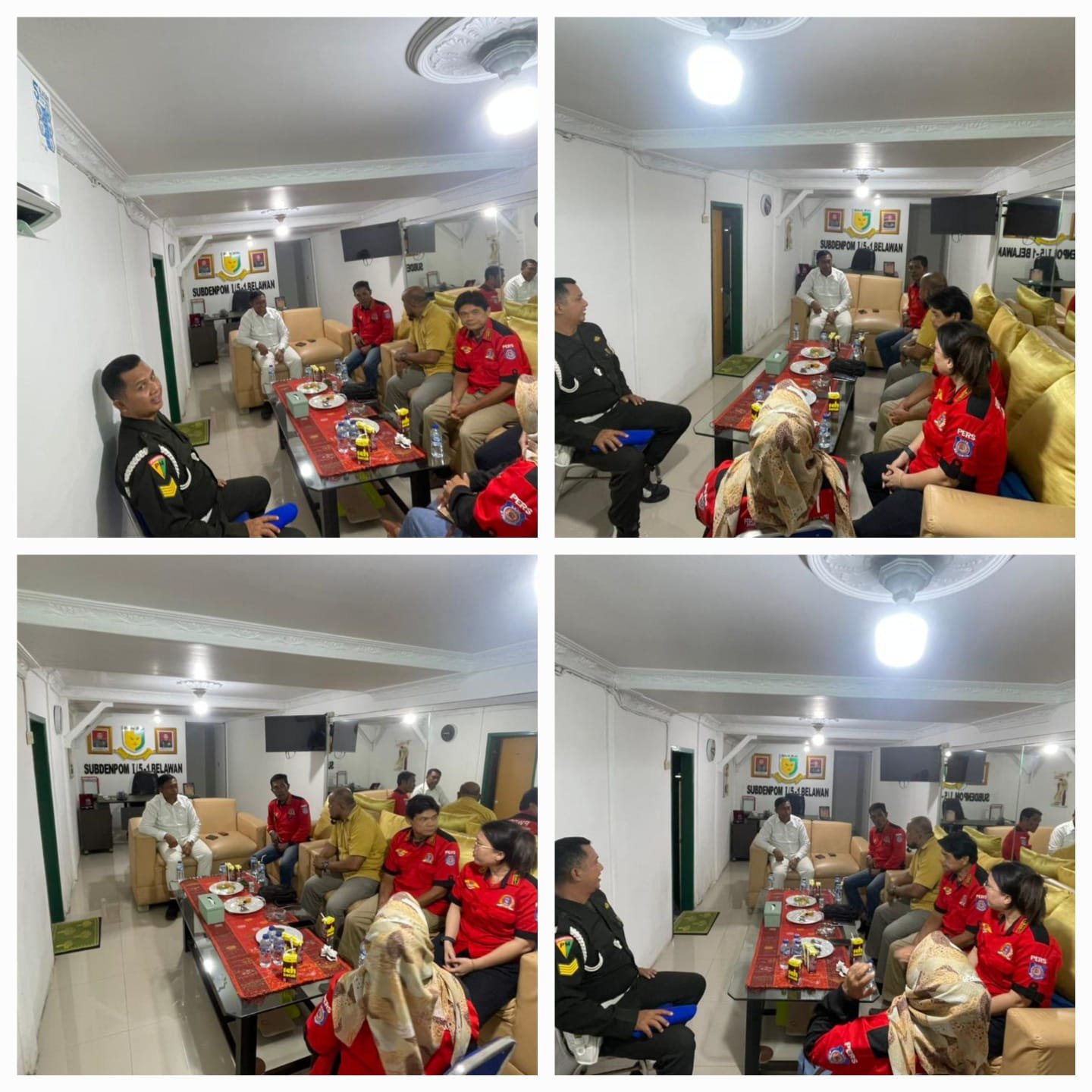 ‎PWDPI Sumut Silaturahmi dengan Subdenpom Belawan ‎