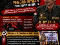 Sekretaris DPC AKPERSI Kota Gorontalo Kecam Keras Dugaan Penganiayaan Jurnalis oleh Oknum Polisi