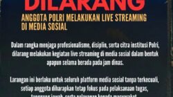 Polri Tegaskan Larangan Live Streaming Saat Bertugas, Jaga Profesionalitas Anggota